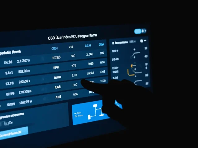 obd üzerinden ecu programlama ekranı
